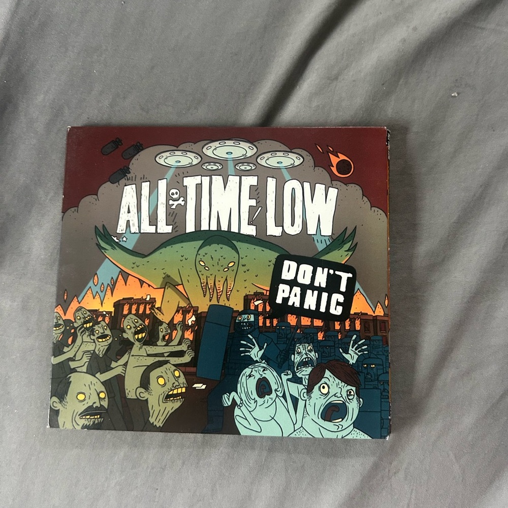 All Time Low 'Don't Panic' Album Cover